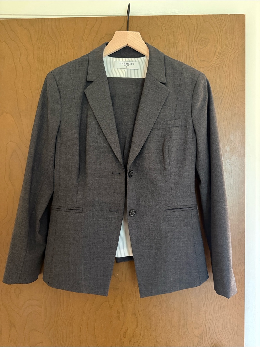 MM.LaFleur The Hoffman Wool Blazer Office Siren Dark Academia 90s Minimalism